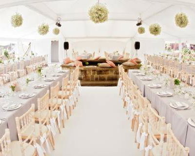 Pearl Tent Luxury Long Table Dining