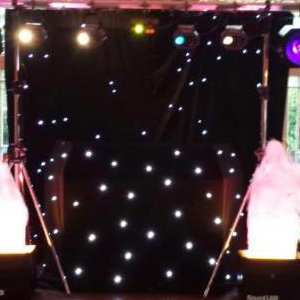 Black Gold Disco Rig with laser and flame lights