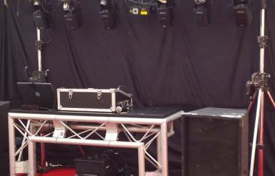 Black Gold Disco Rig with laser and scanners 1