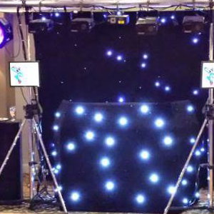 Black Gold Karaoke-Disco Rig with small screens
