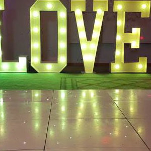 LOVE letters - yellow