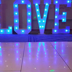 LOVE letters - blue