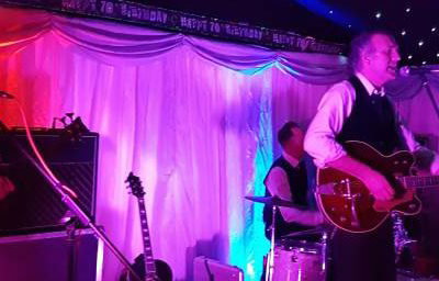 New Blue Beatles band in waistcoats