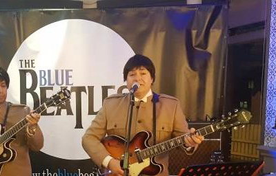 The Blue Beatles Duo - Scott & Jon - Nehru jackets