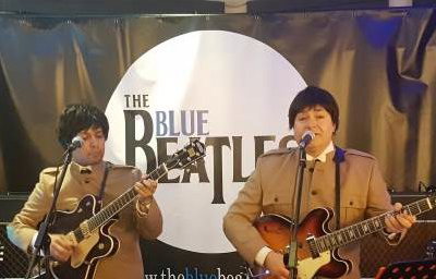 The Blue Beatles Duo - Scott & Jon - Nehru jackets