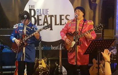 The Blue Beatles Duo - Scott & Jon - Sgt Pepper outfits