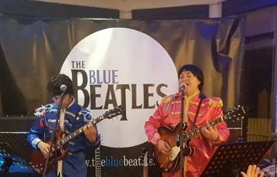 The Blue Beatles Duo - Scott & Jon - Sgt Pepper outfits