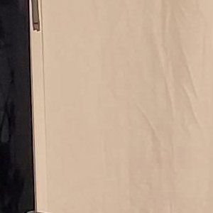 Black gloss Photo Booth with red carpet, ropes and curtain 1
