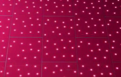 pink LED dance floor 1
