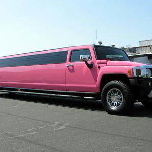 Pink Hummer H3 Limousine (Up to 8)