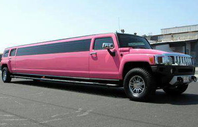 Pink Hummer H3 Limousine (Up to 8)