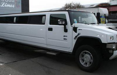White Hummer H2 (Up to 16)