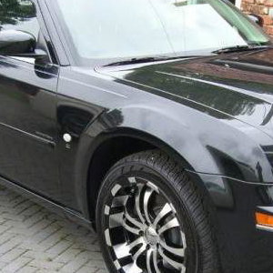 Black Chrysler 300c Limousine