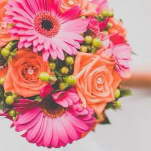 Vibrant Bridal Bouquet