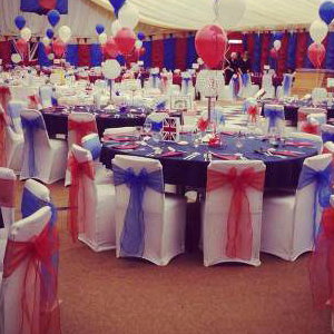 Red, White and Blue Themed Party