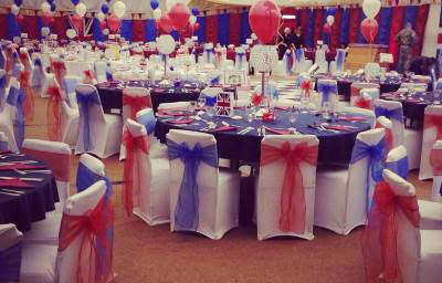 Red, White and Blue Themed Party