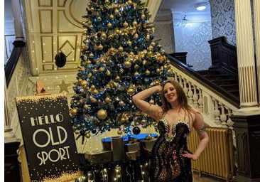 Doe Demure Christmas belly dance