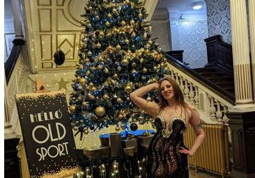 Doe Demure Christmas belly dance