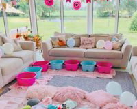a cosy corner set up