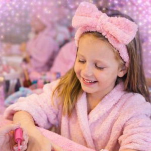 nail painting, glitter tattoos and lots of sparkle!