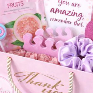 beautiful pamper pouches and party extras available with every party!