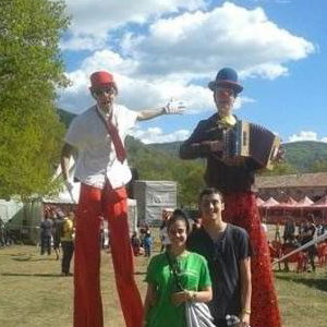 Stilt Walking Duo