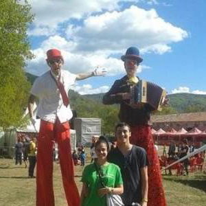Stilt Walking Duo
