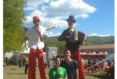 Stilt Walking Duo