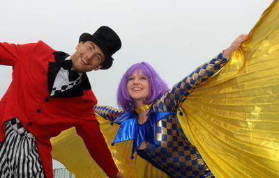 Stilt Walking Duo