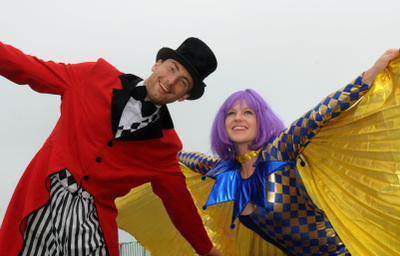 Stilt Walking Duo