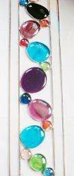 Glass beaded palel