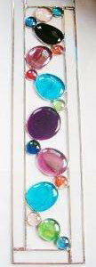 Glass beaded palel