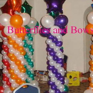 Sculpted Balloon Columns