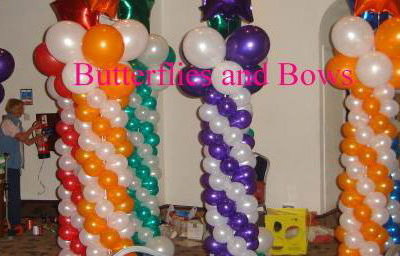 Sculpted Balloon Columns