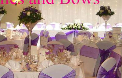 Full Purple Wedding Set Up