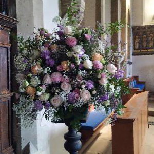 large flower displays
