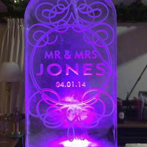Wedding Tablet Vodka Luge