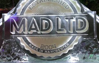 Mad Logo Double Ice Luge