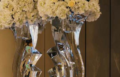 Ice Carvings Wedding Displays 