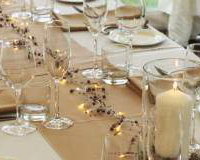 Fine crockery, Verdi cutlery, Reserva glasses, cappuccino linen 2