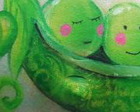 Pre Natal Bump art...Twins