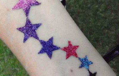 Star Glitter Tattoo