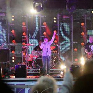 The Hazards Live on the big stage
