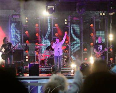 The Hazards Live on the big stage