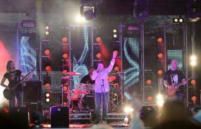 The Hazards Live on the big stage