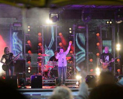 The Hazards Live on the big stage