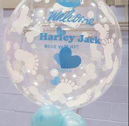 Feet bubble personalised