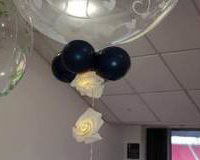 Heart bubble with rose lights 1