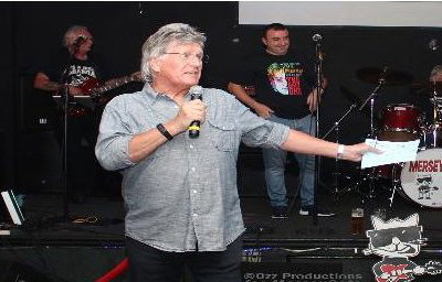 Hosting MerseyCats' Charity event, The Cavern Club, Liverpool.