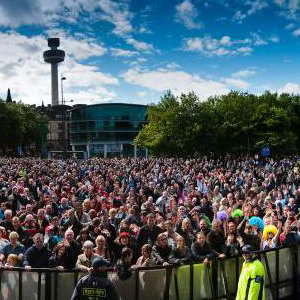 Hosting (55,000) Mathew Street Music Festival Main Stage.
